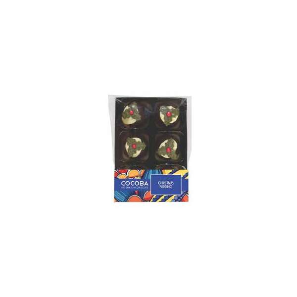 Cocoba Christmas Pudding Truffles 72g (8)