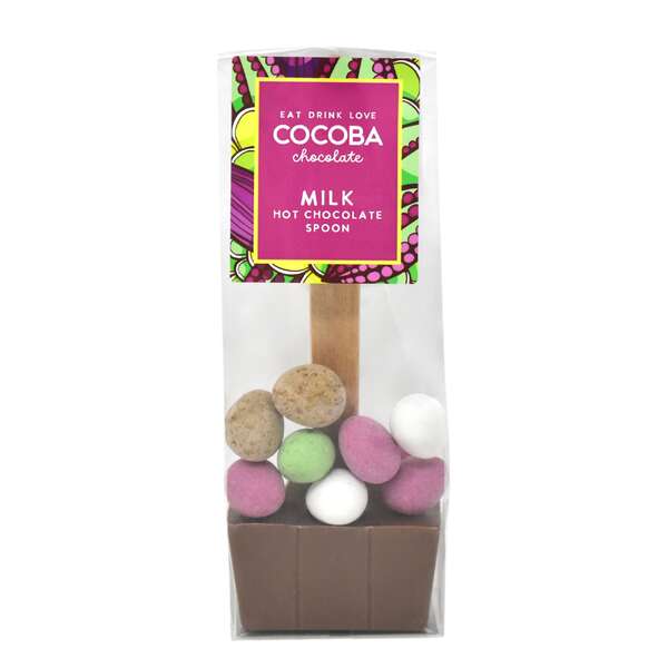 Cocoba Mini Easter Egg Hot Chocolate Spoon 75g (12)