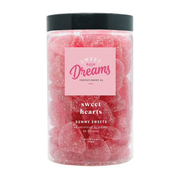 Sweet Dreams Confectionery Co. Gummy Sweets Jar - Sweet Hearts 360g (6)