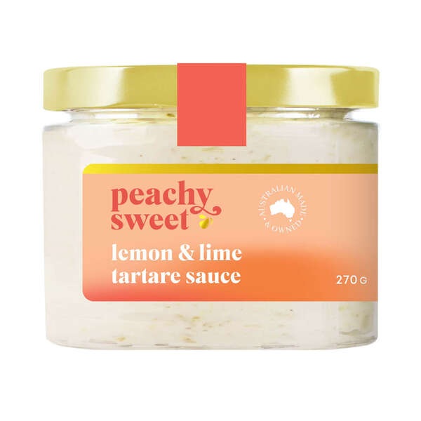 Peachy Sweet Lemon & Lime Tartare Sauce 270g (6)