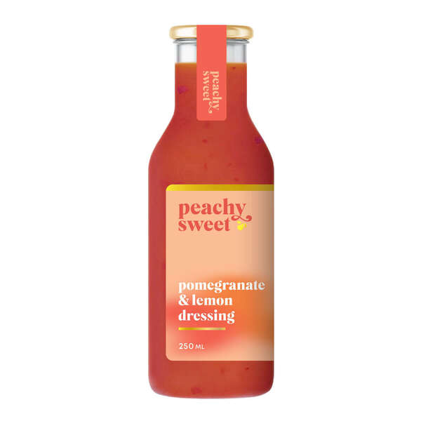 Peachy Sweet Pomegranate & Lemon Dressing 250ml (6)