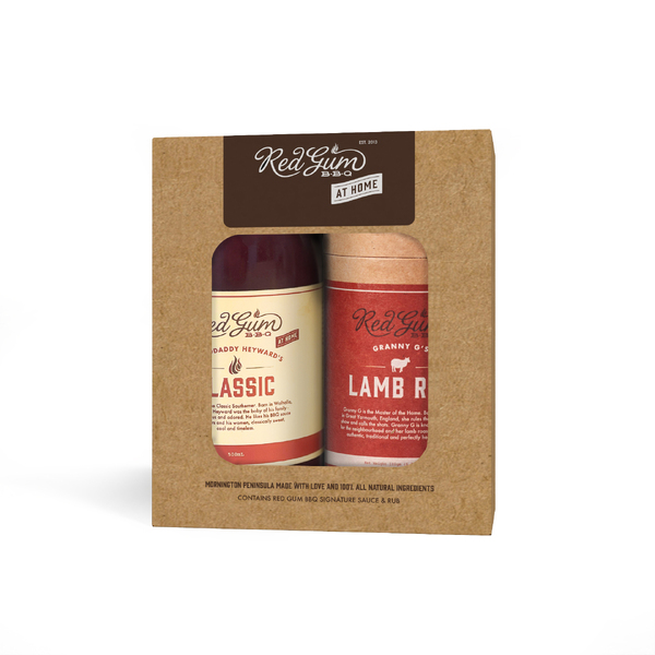 Red Gum BBQ Large Rub / Large Sauce Gift Pack - Classic Sauce + Lamb Rub 680g (8)