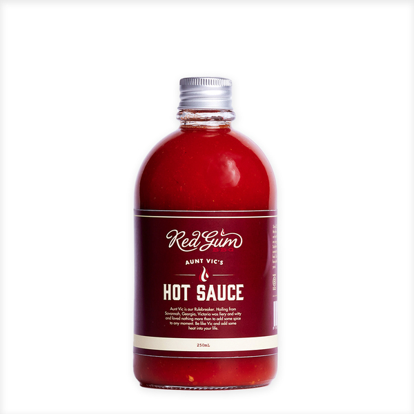 Red Gum BBQ Aunt Vic's Hot Sauce 280ml (6)