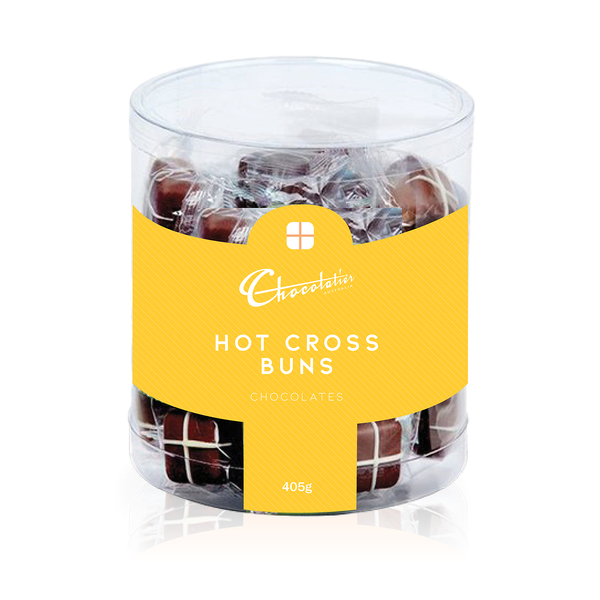 Chocolatier Tub Hot Cross Buns 405g (1)