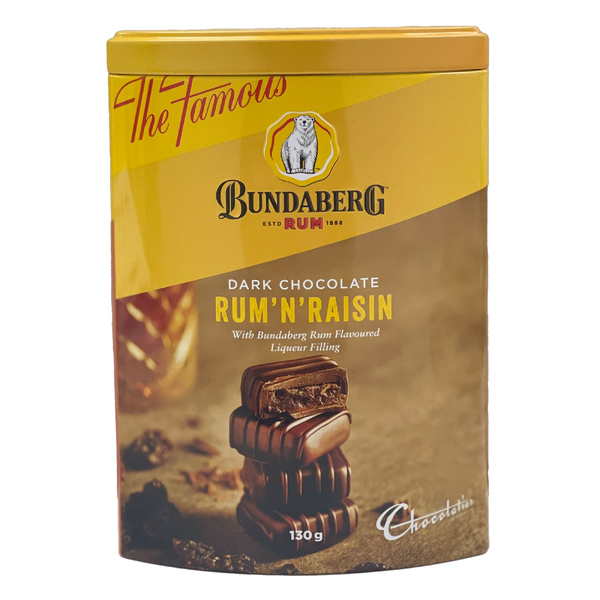 Limited Edition Chocolatier Bundaberg Rum Liqueur Truffles 130g (12)