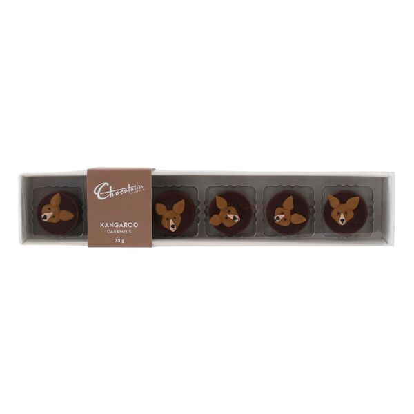 Chocolatier Kangaroo Caramels 6 Pack 70g (12)