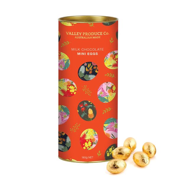 VPC Easter Egg Tube - Milk Chocolate Foil 180g 180g (12)