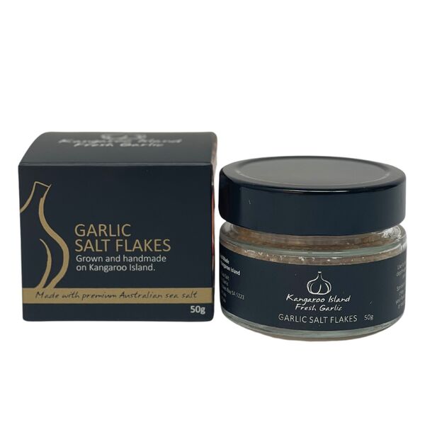 Kangaroo Island Fresh Garlic Garlic Salt Flakes 50g (12)