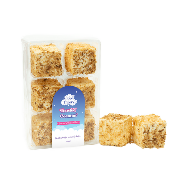 Cloud Theory Toasted Coconut Gourmet Marshmallow 6 Pcs Tray 200g (7)