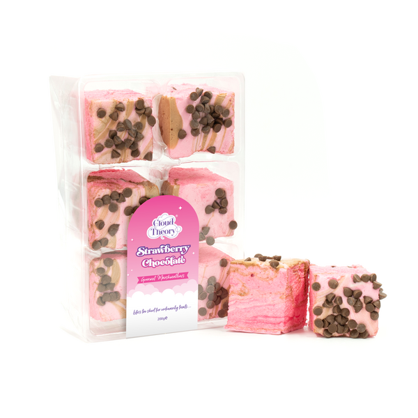 Cloud Theory Raspberry Chocolate Gourmet Marshmallow 6 Pcs Tray 200g (7)